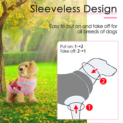 ThinkPet Large Dog Sweater - Dog Christmas Sweaters for Large Dogs Girl Boy - Dog Clothes Knitted Warm Soft for Cold Weather