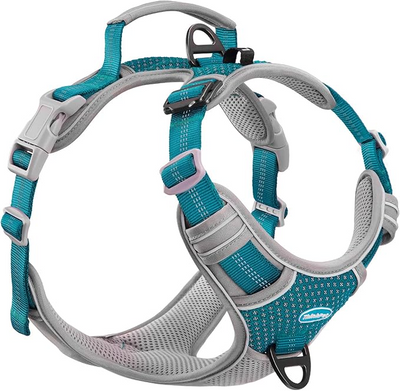 ThinkPet No Pull Harness Breathable Sport Vest with Handle-Dog Harnesses Reflective Adjustable for Medium Large Dogs