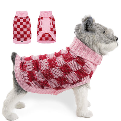 ThinkPet Large Dog Sweater - Dog Christmas Sweaters for Large Dogs Girl Boy - Dog Clothes Knitted Warm Soft for Cold Weather