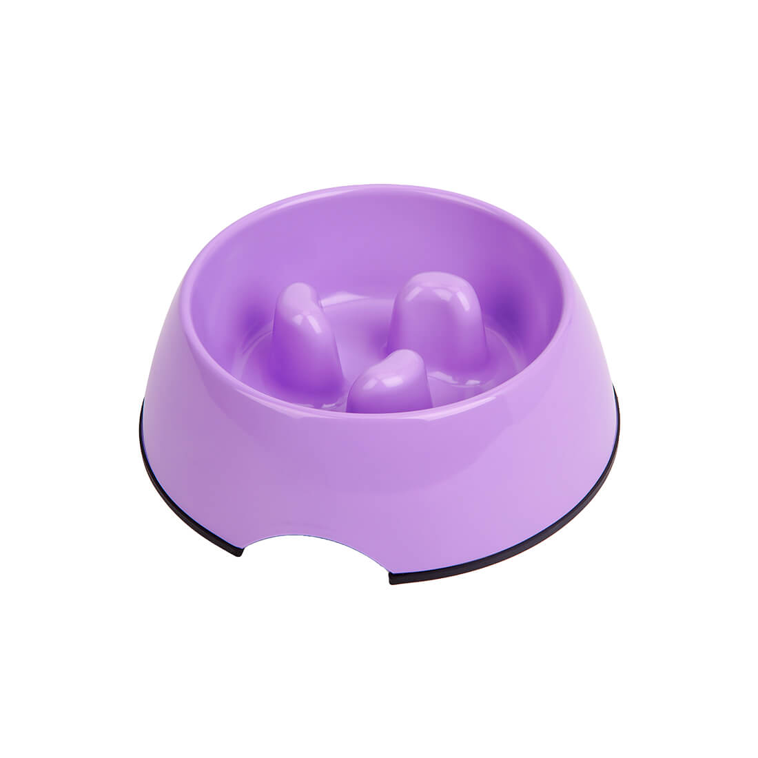 Slow Feeder Dog Bowl, Plastic Anti Vomiting Dog Slow Food Feeding Bowl,  Interactive Dog Puzzle Food Bowl With Non-slip Bottom - Temu