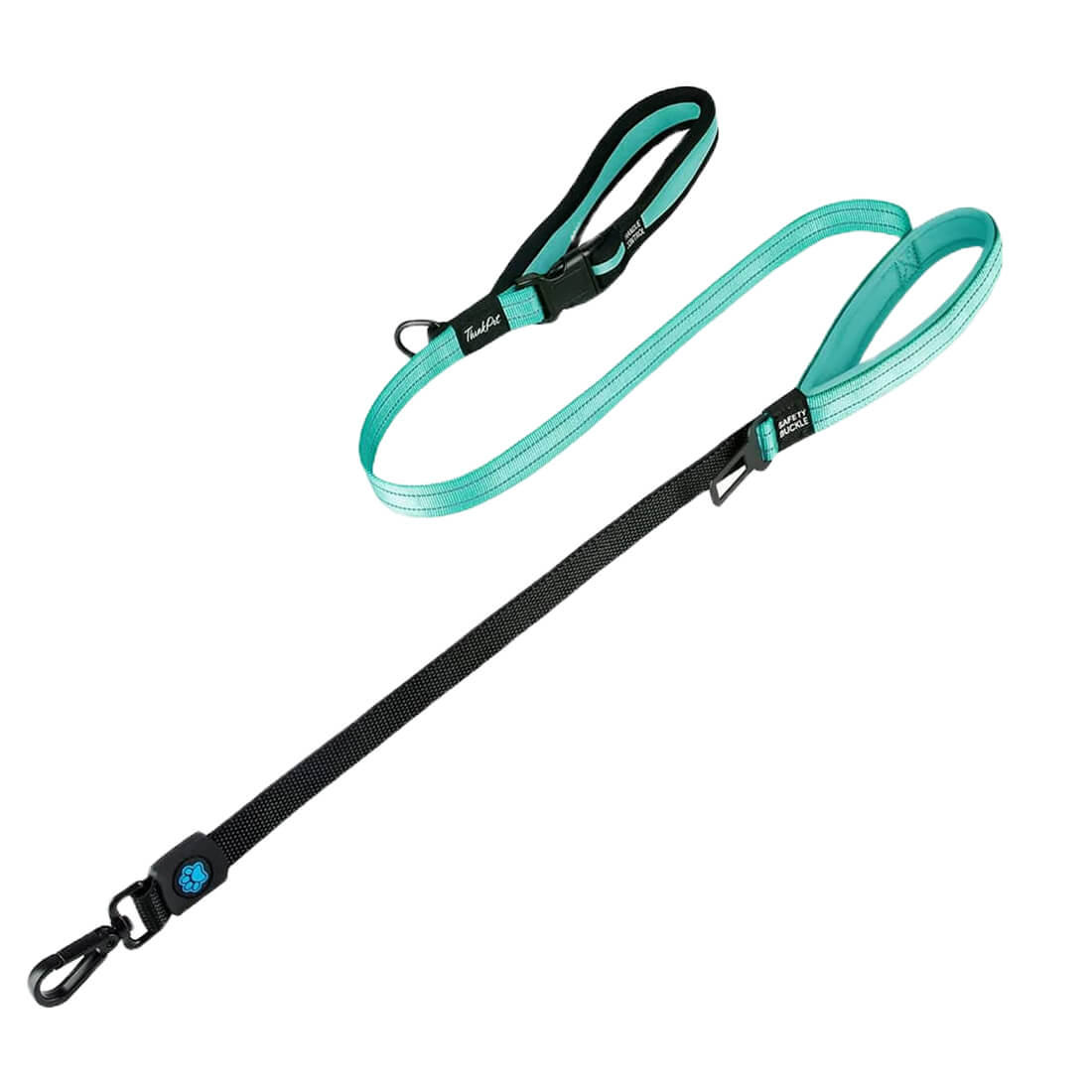 Large Dog Leash - Comfortable Padded Handle With Safety Bucket - 5Ft | ThinkPet